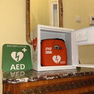 Säkerheten i fokus – vårt kontor i Gorzów Wielkopolski har utrustats med en ny hjärtstartare, iPAD CU-SP1