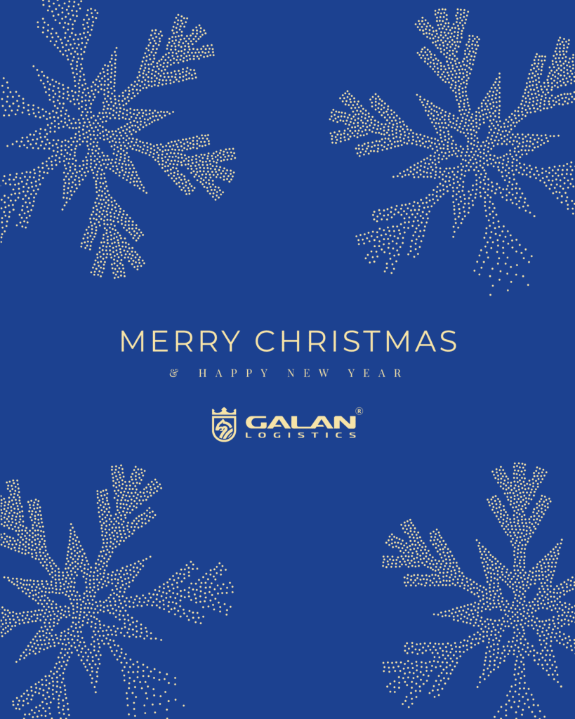 Jul- och nyårshälsningar 2026 – från teamet på Galan Logistics